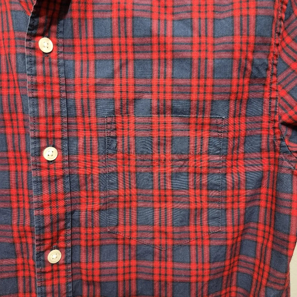 Bonobos men's button-down shirt plaid red and blue size S slim fit long … - Picture 4 of 8